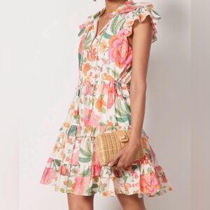 Farm Rio Macaw Bloom Mini Dress size XS